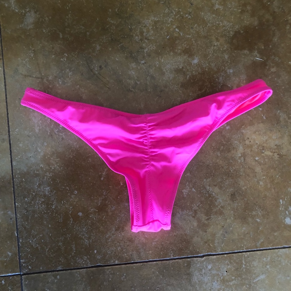 Pink bathing suit bottoms